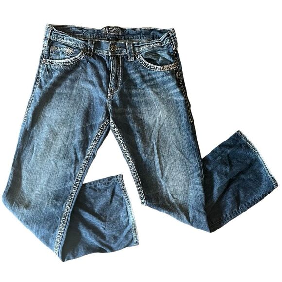 Mens Silver Zac Jeans - W34 L32 - 100% Cotton - Picture 1 of 13